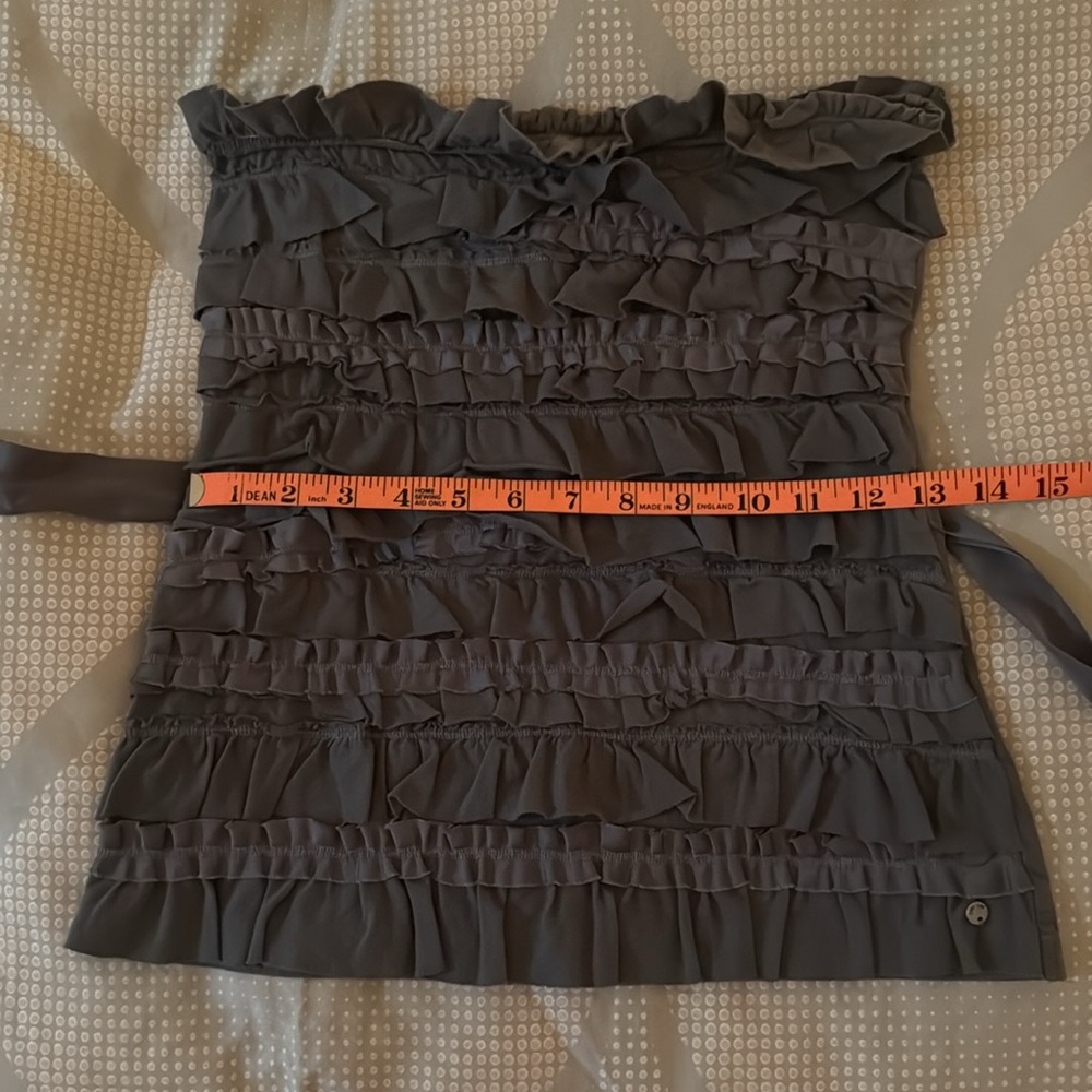 Abercrombie & Fitch ruffled tube top. - Picture 7 of 7